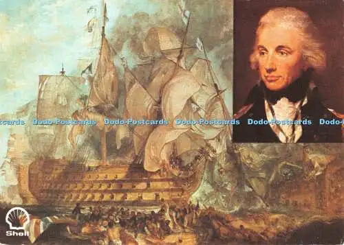 R521039 Shell Great Britons Horatio Nelson Battle of Trafalgar 1805 By J M W Tur