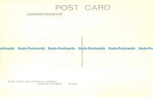 R521104 Burton On Trent River Trent and Stapenhill Church