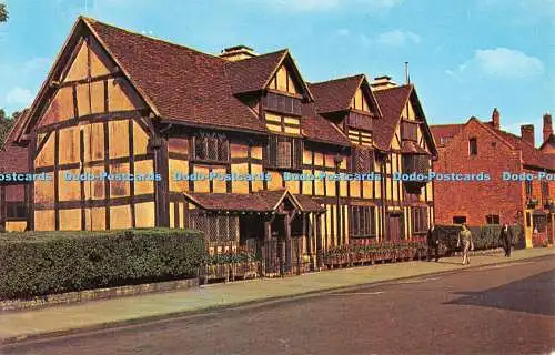 R519133 Stratford Upon Avon Shakespeare Birthplace Plastichrome H D Keilor