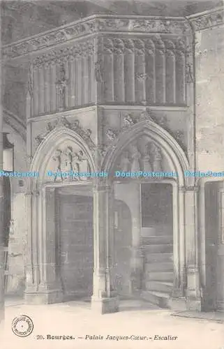R517159 Bourges Palais Jacques Coeur Escalier Nouvelles Galeries