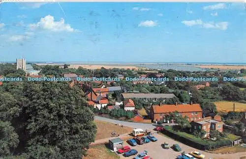 R519233 Orford Ness from Orford Castle F W Pawsey An Artistic Card 1989