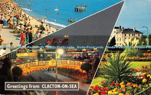 R519274 Greetings from Clacton on Sea D Constance Multi View 1969