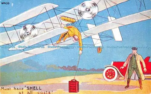 R519276 Must have Shell at all cost No 135 Postcard