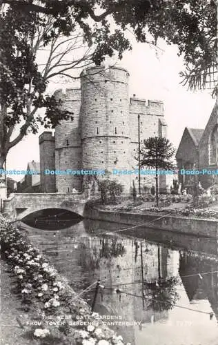 R517288 Canterbury The West Gate Gardens From Tower Gardens Valentine RP