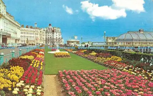 R521388 Eastbourne The Carpet Gardens D V Bennett Foto Ansicht 1971