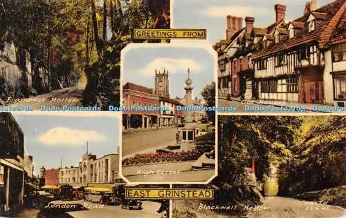 R519413 Grüße aus East Grinstead High Street Blackwell Hollow London Road F