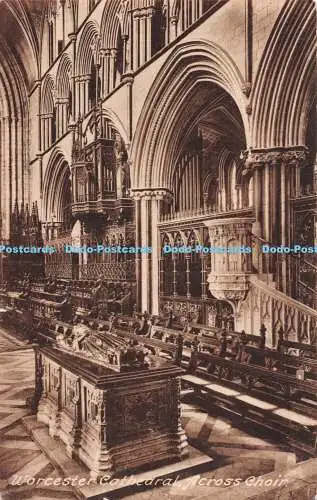 R517411 Worcester Cathedral Across Choir F Frith No 76796