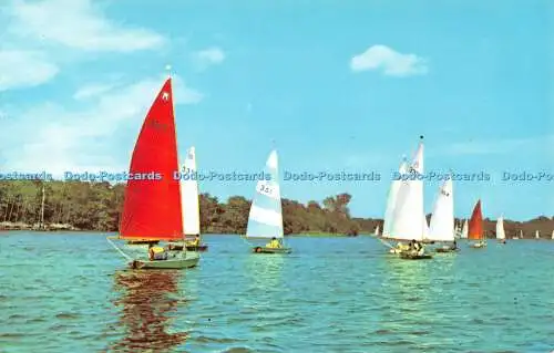 R521449 Schiffe auf See Postkarte