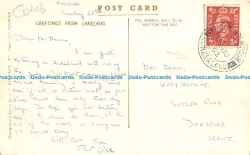 R517460 Wordsworth Narzissen von Ullswater G P Abraham 1952