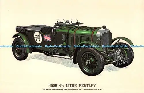 R517562 4 1 2 Liter Bentley The Famous Blower Bentley Der Prototyp gewann den Le M