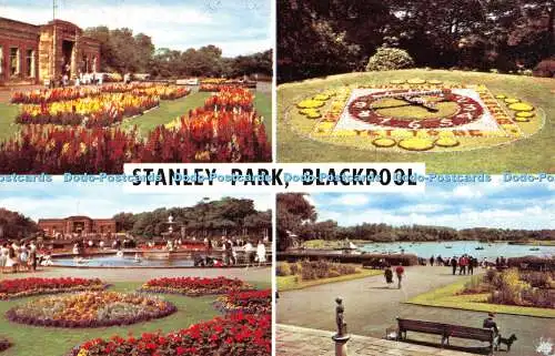 R519660 Blackpool Stanley Park Mehrfachansicht Postkarte