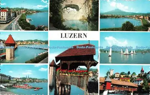 R517680 Luzern Kiosk A G Bern Mehrfachansicht Postkarte