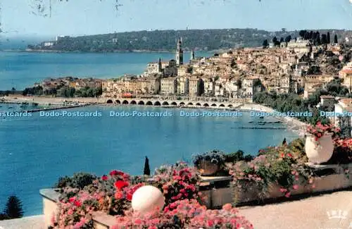 R517685 La Cote d Azur French Riviera Menton General View and the Cape Martin Ma