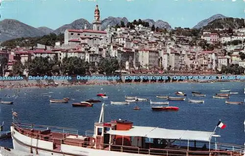 R517789 La Cote d Azur Menton La Vieille Vue de la Jetee Rella