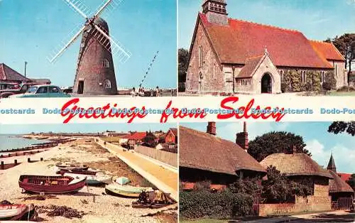 R517790 Grüße von Selsey C G Williams Plastichrome Multi View