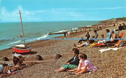 R519842 Angmering on Sea Der Strand Postkarte