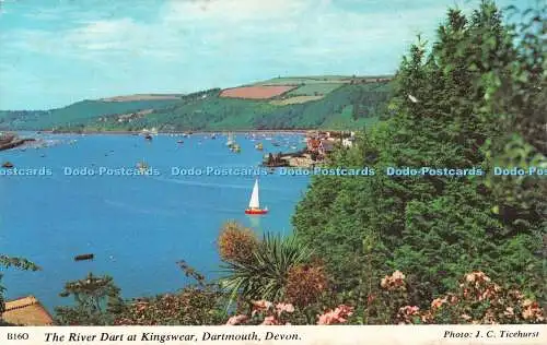 R517933 Devon Dartmouth The River Dart at Kingswear Harvey Barton J C Ticehurst