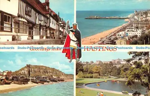 R519963 Greetings From Hastings E T W Dennis Multi View