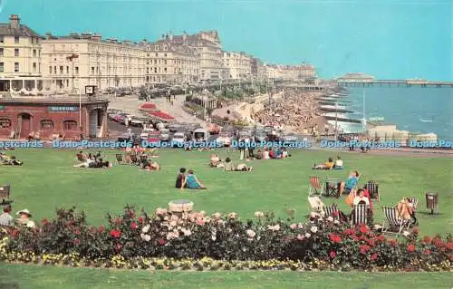 R517942 Eastbourne Grand Parade vom Wish Tower D V Bennett Fotoansicht 1975