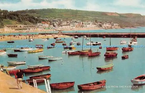 R523670 Lyme Regis From the Harbour J Salmon