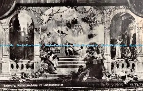 R519983 Salzburg Mozartvorhang im Landestheater C J S Bergwelt Verlag C Jurische