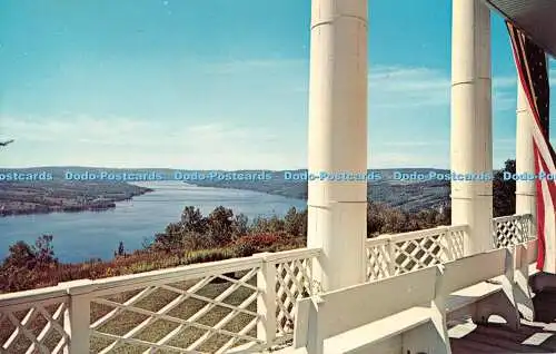 R523680 Blick vom Wagener Mansion Bluff Point Keuka Lake Plastichrome von Colourp