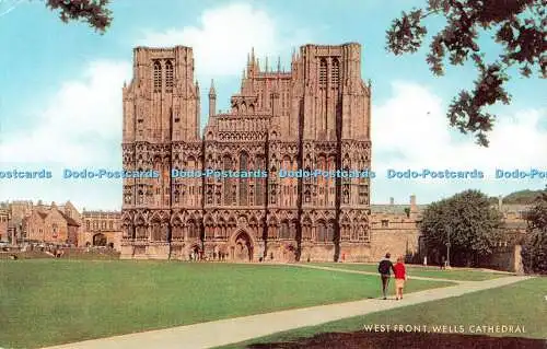 R517966 Wells Cathedral West Front J Salmon Cameracolour