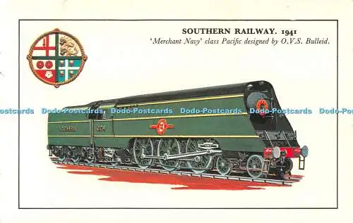 R523700 Southern Railway 1941 Handelsmarine Klasse Pacific entworfen von O V S Bull