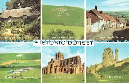 R517980 Historisches Dorset Corfe Castle Sherborne Abbey The Cerne Giant J Salmon Ca