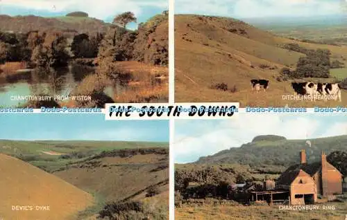 R523714 The South Downs Devil Dyke J Salmon Multi View 1971