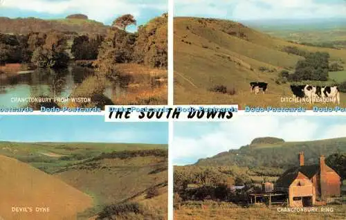 R523716 The South Downs Devil Dyke J Salmon Multi View 1967