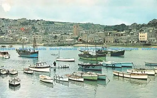 R523736 St Ives The Harbour Plastichrome von Colourpicture H D Keilor