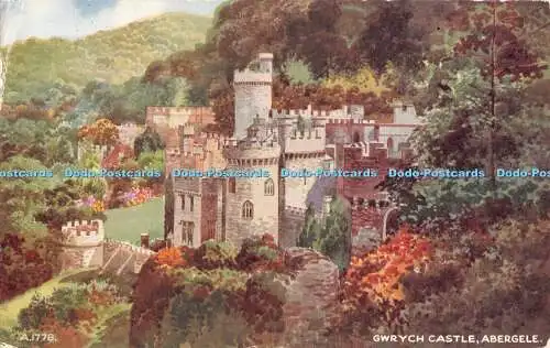 R518037 Abergele Gwrych Castle Valentine Art Farbe E W Trick