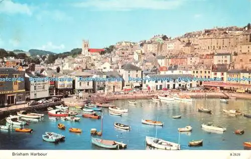 R522052 Brixham Harbour E T W Dennis Photocolour 1974