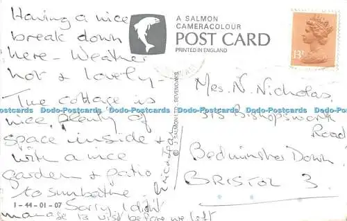 R518056 St Mawes The Harbour J Salmon Postkarte