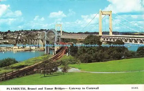 R522063 Plymouth Brunel and Tamar Bridges Gateway to Cornwall Harvey Barton