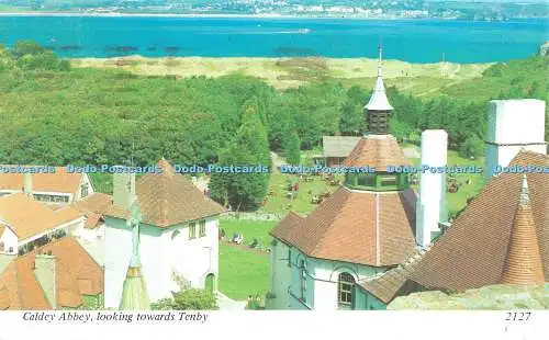 R523807 Caldey Abbey mit Blick auf Tenby Archway Werbung 1985