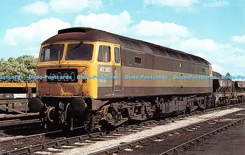 R522090 Class 47 Diesellok Nr 47 367 steht im Warrington Depot in Septe