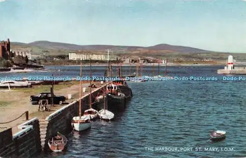 R520106 The Harbour Port St Mary I O M Salmon 1918c