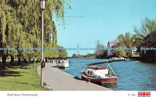 R522093 Peterborough River Nene E T W Dennis Photocolour 1985