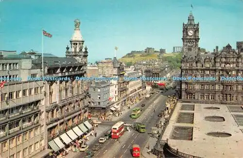 R522105 Princes Street und Calton Hill vom Scott Monument J B weiße Farbe