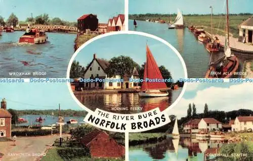 R522172 Norfolk Broads The River Bure Horning Ferry Wroxham Bridge J Salmon Came