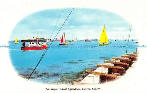 R526223 The Royal Yacht Squadron Cowes I O W Colourmaster International Cameo Pr