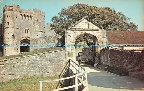 R520258 Carisbrooke Castle I W Night Jarrold