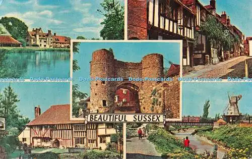 R522252 Schöne Sussex Michelham Priory Mermaid Street Rye Old Mill D V Bennet