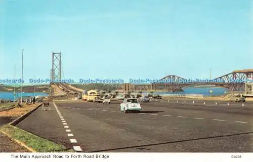 R523966 The Main Approach Road to Forth Road Bridge E T W Dennis