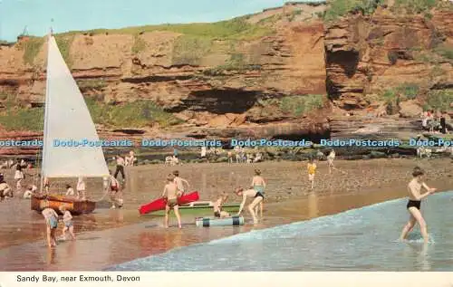 R522254 Devon Sandy Bay near Exmouth E T W Dennis Photocolour 1969