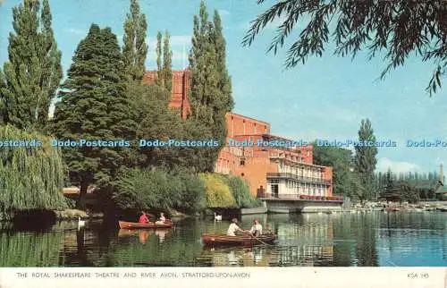 R524023 The Royal Shakespeare Theatre and River Avon Stratford upon Avon KSA 145