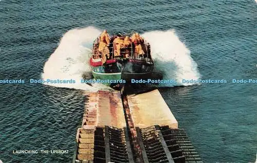 R518310 Start des Rettungsbootes J Salmon Postkarte