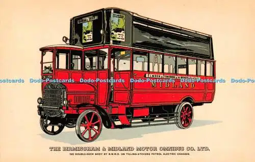 R522325 The Birmingham and Midland Motor Omnibus Double Deck body by B M M O on